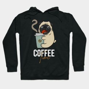 Pug Dog - Coffee Time Hoodie